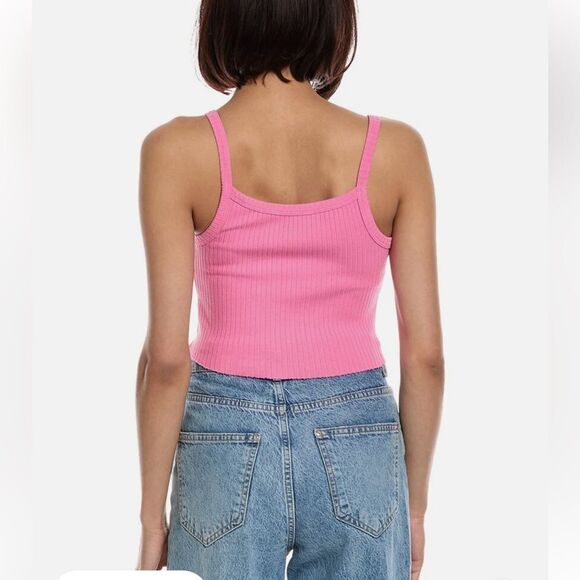 Cotton Citizen Ibiza Crop Zip Tank New XS - Picture 2 of 6